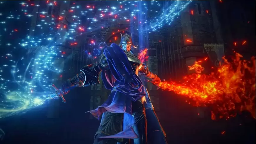 Elden Ring player cut the boss in the DLC without using his hands!