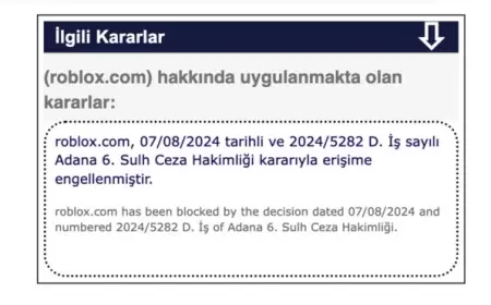 Roblox.com Blocked in Turkey Amid Recent Developments