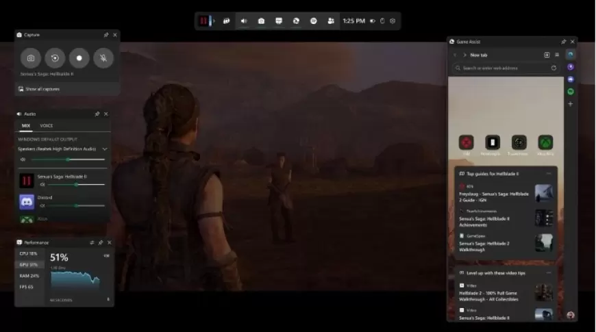 Microsoft Edge Game Assist Introduced: Access Tips and Guides While Playing Games